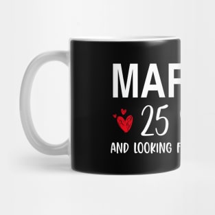 25th Anniversary Married Mug